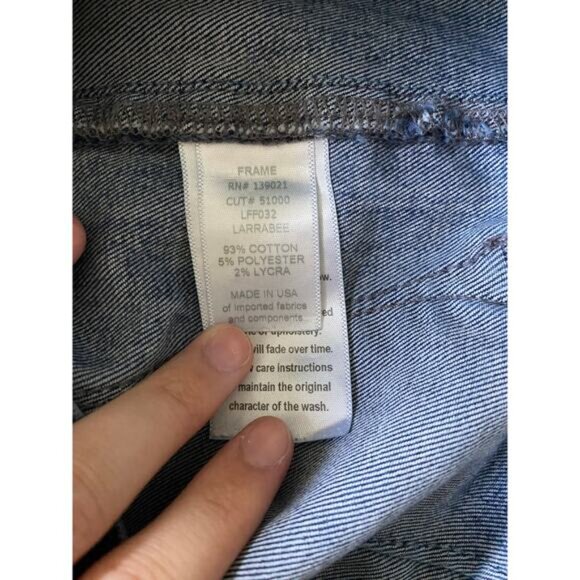 FRAME Le Flare de Francoise Flare Jeans in Larrabee Size 27 - Picture 5 of 10